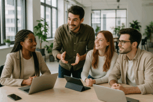 Fiatal Z generációs vezetők munkahelyi munkavállalói elkötelezettséget növelnek csapatban